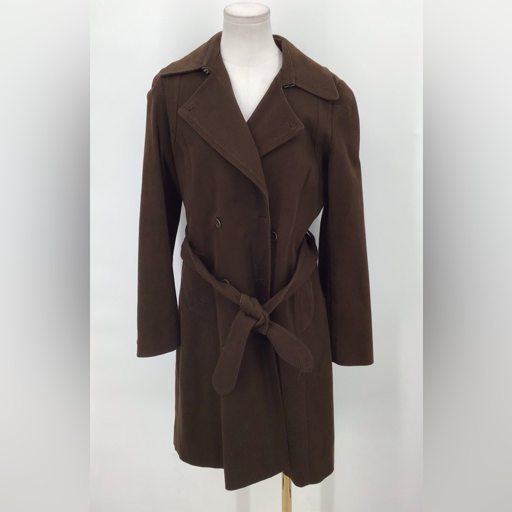 Development Classic Brown Trench Coat Size 8